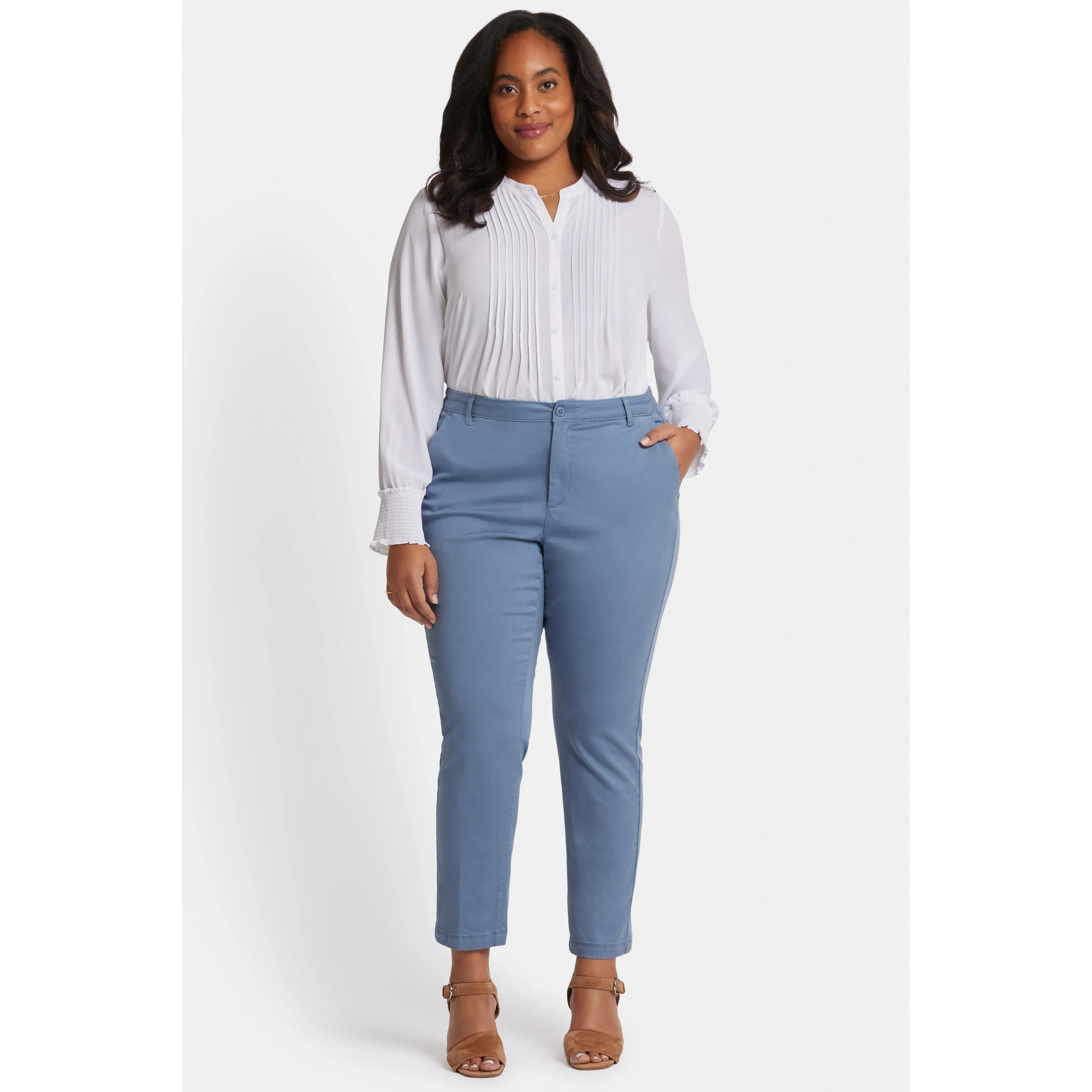 Ladies Plus-Sadie Slim Pant sold by Zulily
