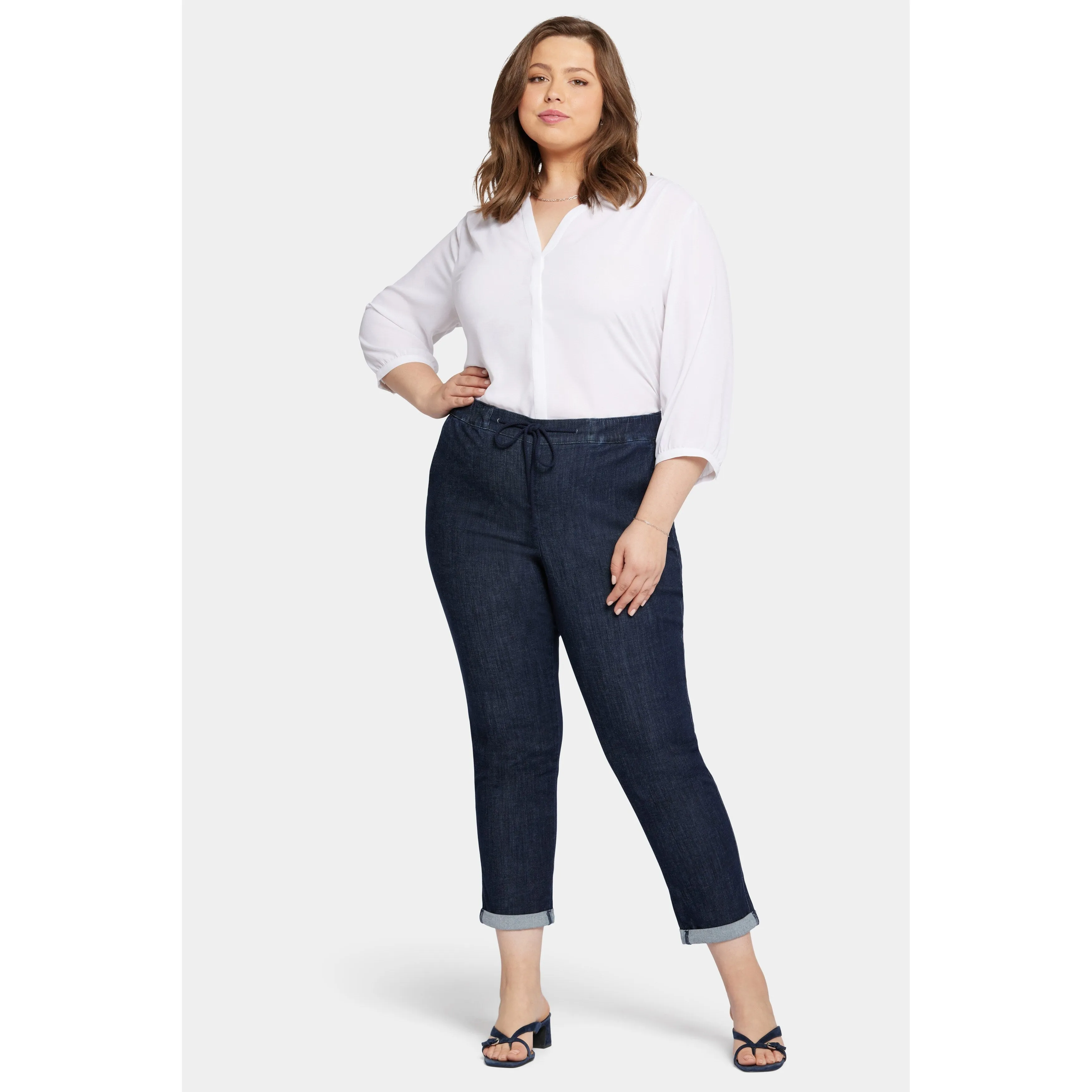 Ladies Plus-Slim Ankle Jogger Double Cuff sold by Zulily