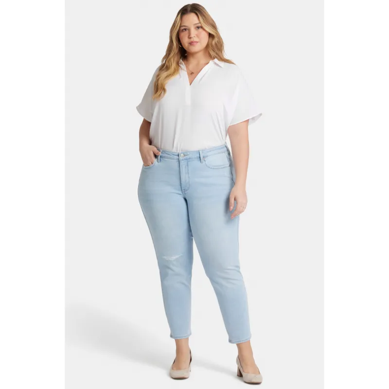 Ladies Plus-Stella Tapered Jean sold by Zulily