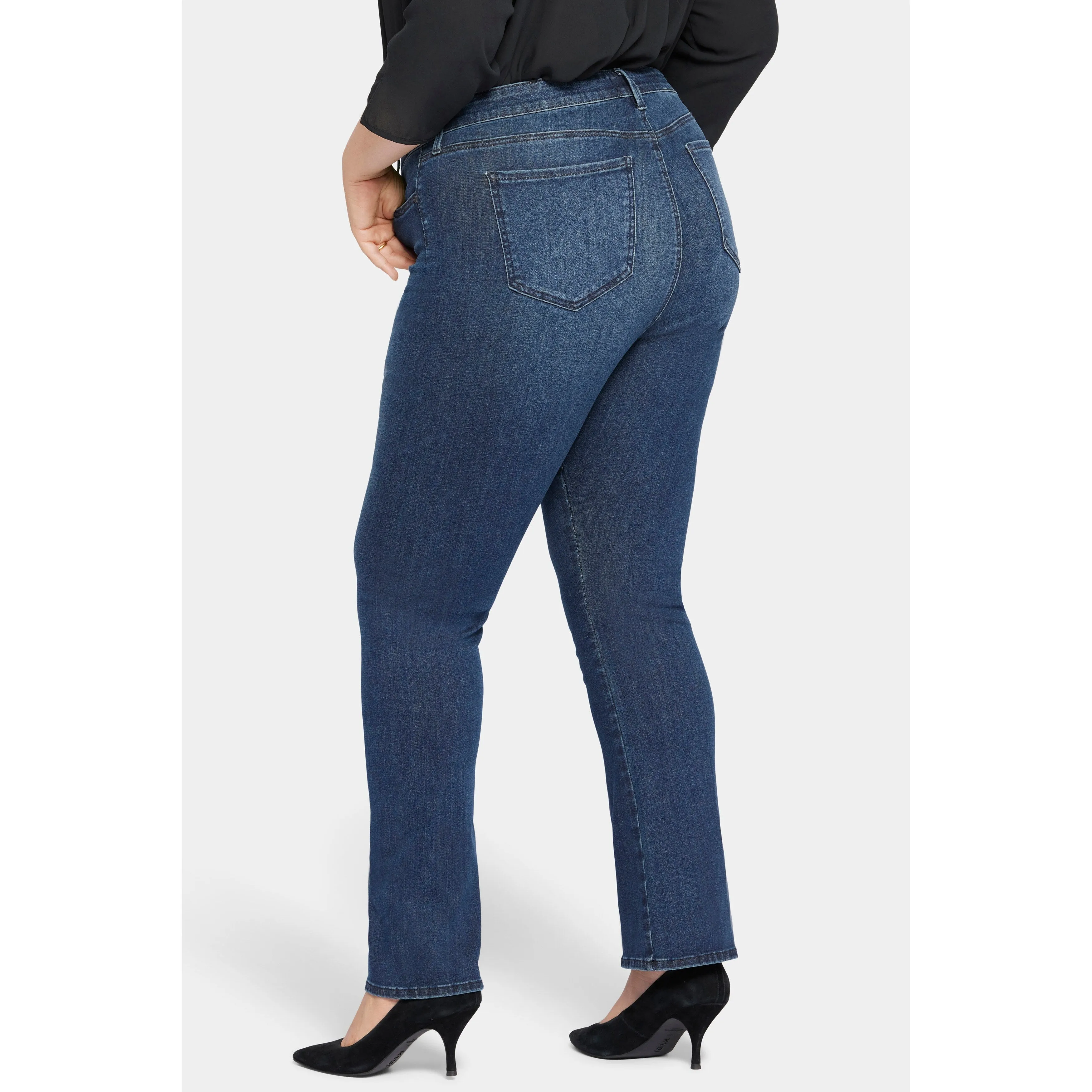 Ladies Plus-Seamless High Rise Slim Bootcut sold by Zulily product image thumbnail 2