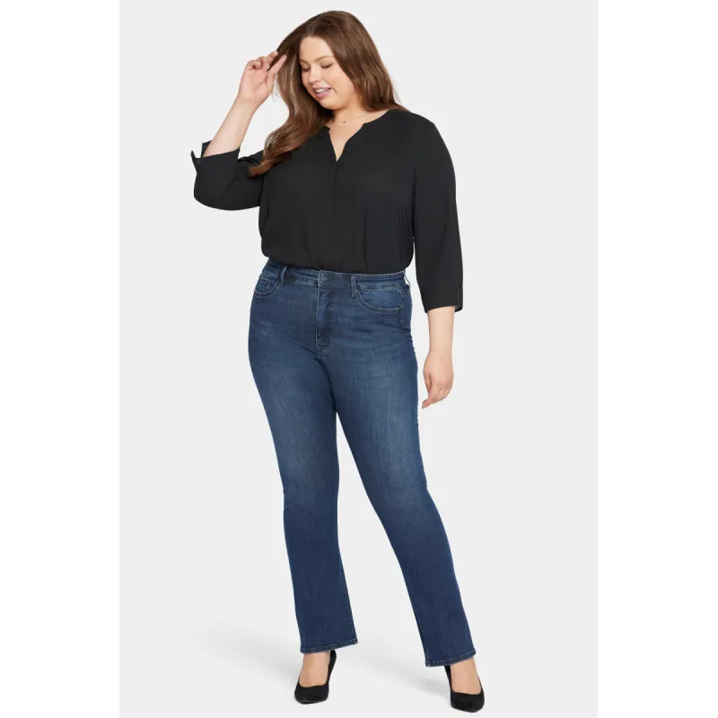 Ladies Plus-Seamless High Rise Slim Bootcut sold by Zulily