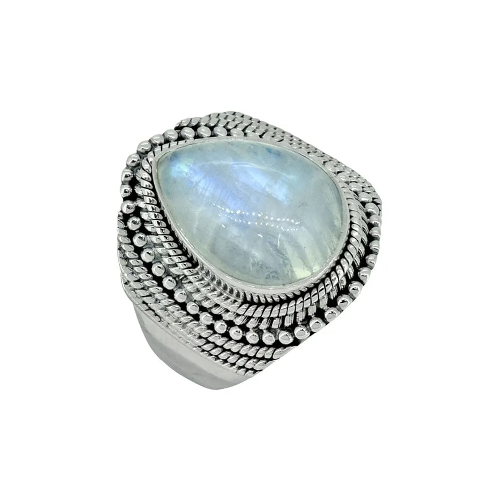 YS Gems Sterling Silver Labradorite Textured Ring sold by Zulily product image thumbnail 2