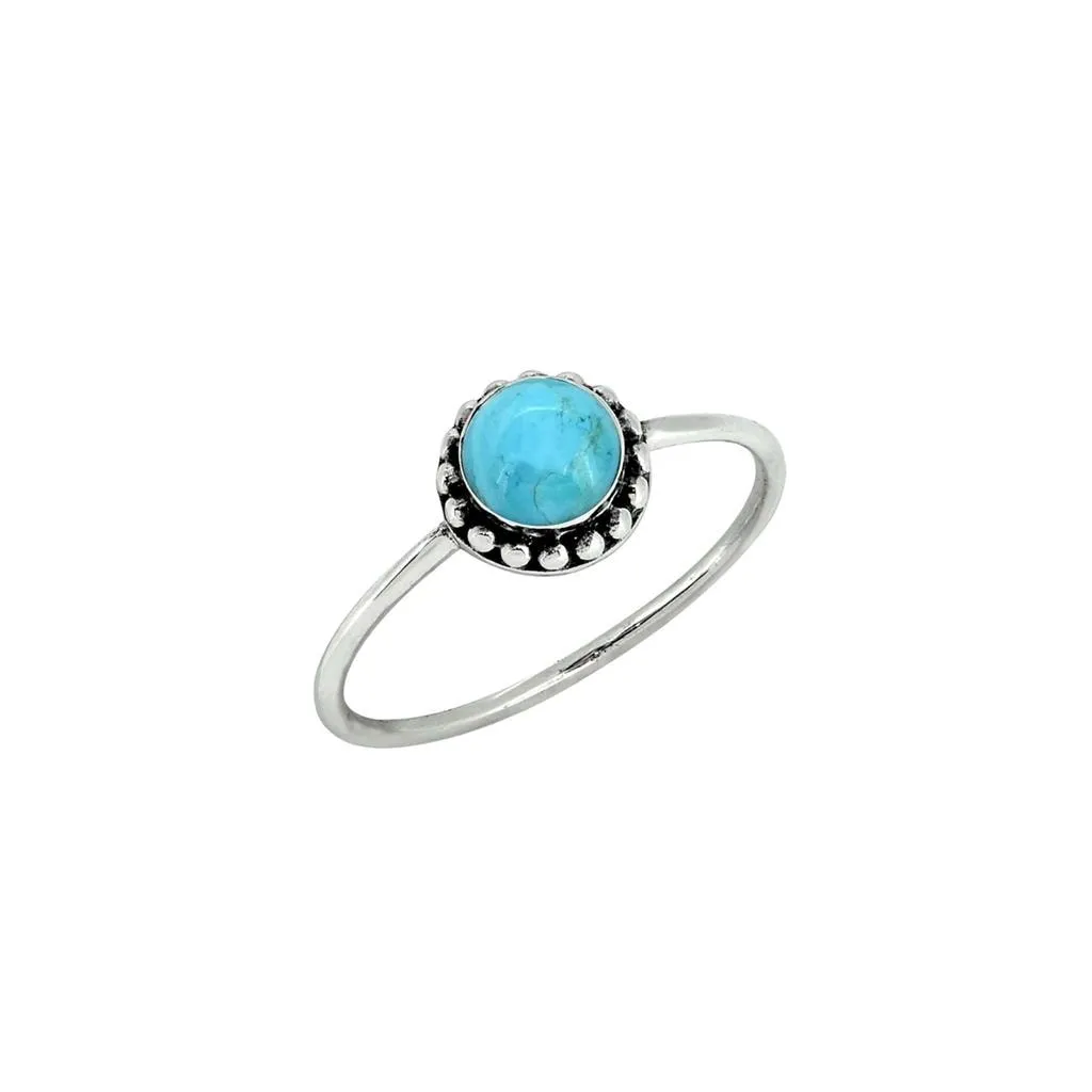 YS Gems Sterling Silver Blue Mohave Turquoise Ring sold by Zulily