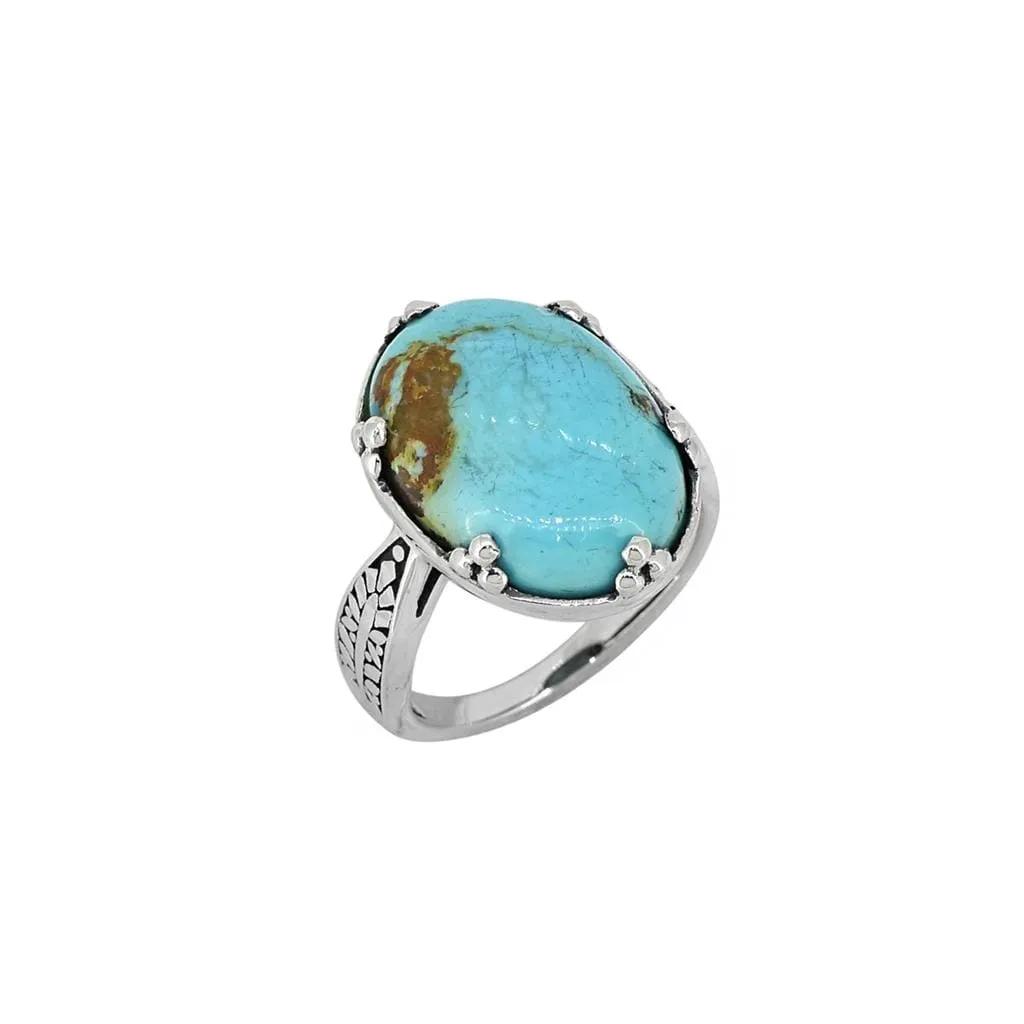 YS Gems Sterling Silver Blue Mohave Turquoise Ring sold by Zulily product image thumbnail 4