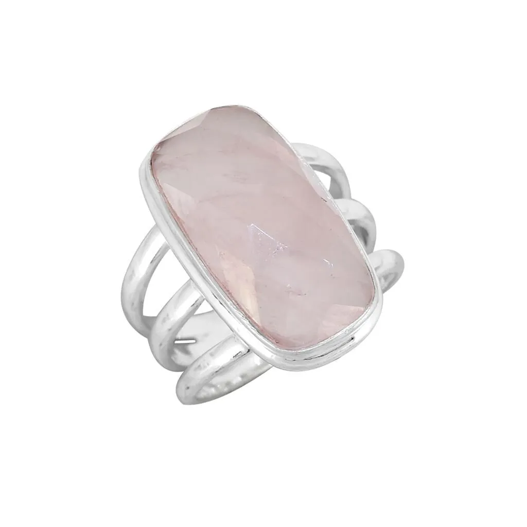 YS Gems Sterling Silver Rose Quartz Solitaire Ring sold by Zulily product image thumbnail 5