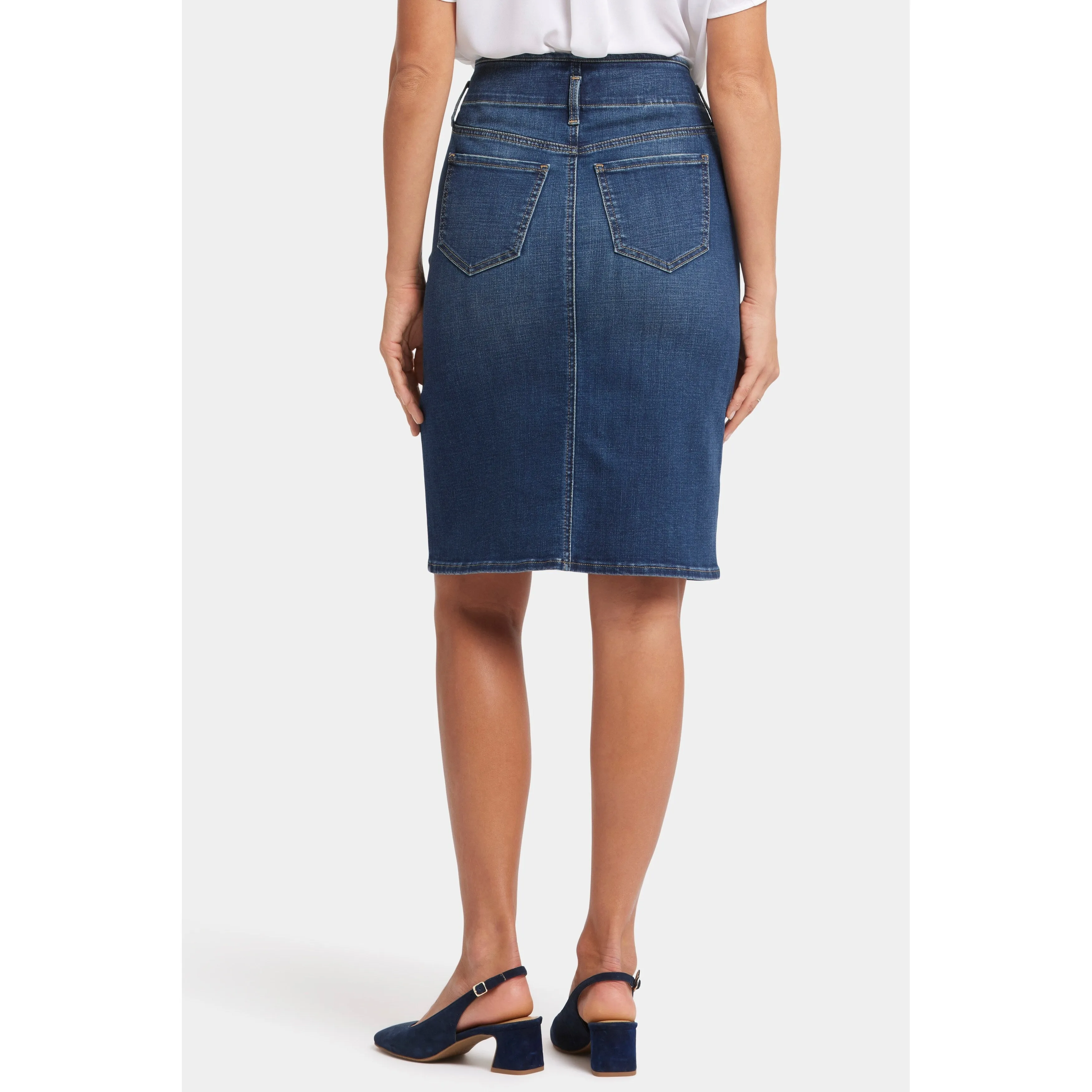 Ladies Petite-High Rise Skirt Hollywood Waistband sold by Zulily product image thumbnail 4