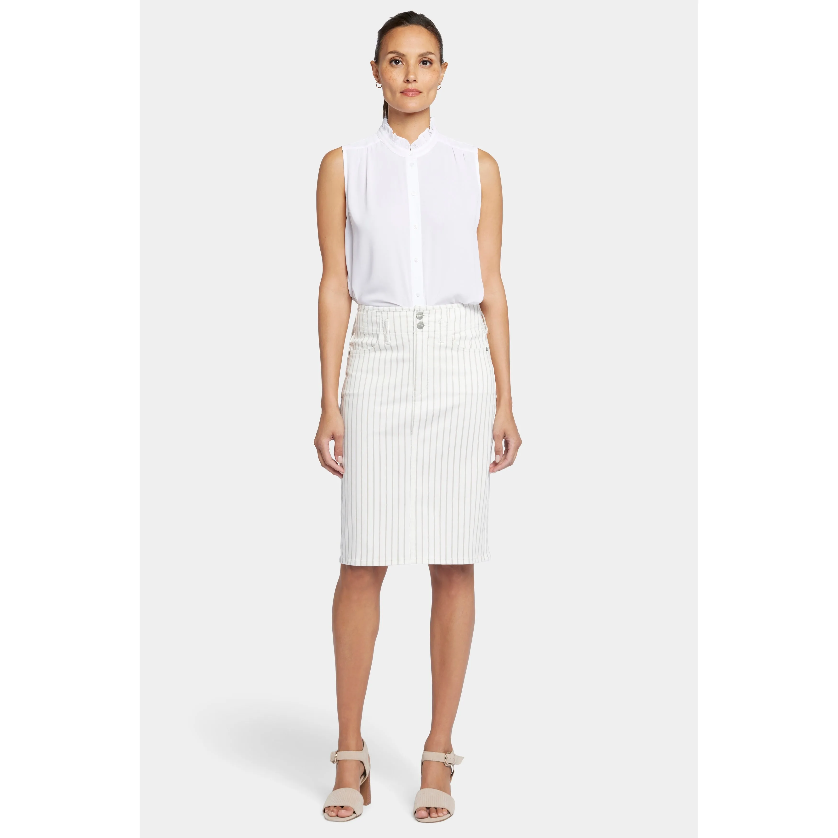 Ladies Petite-High Rise Skirt Hollywood Waistband sold by Zulily product image thumbnail 3