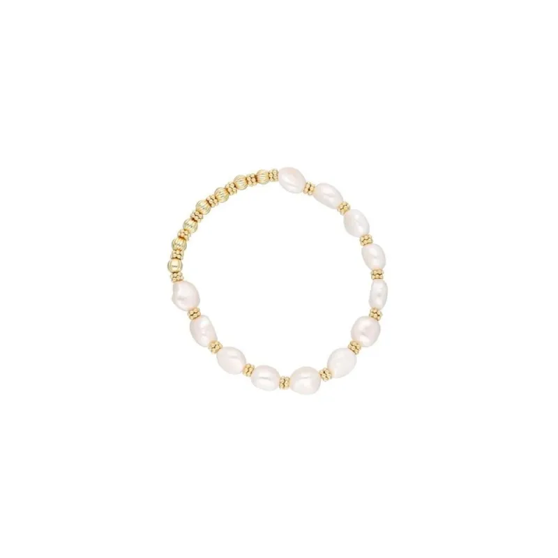 YS Gems Brass Pearl Beads Bracelet Showcasing its Shimmering Beauty sold by Zulily