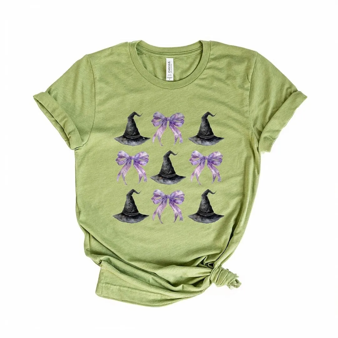 Coquette Purple Bow Witch Hat Short Sleeve Tee sold by Zulily product image thumbnail 2