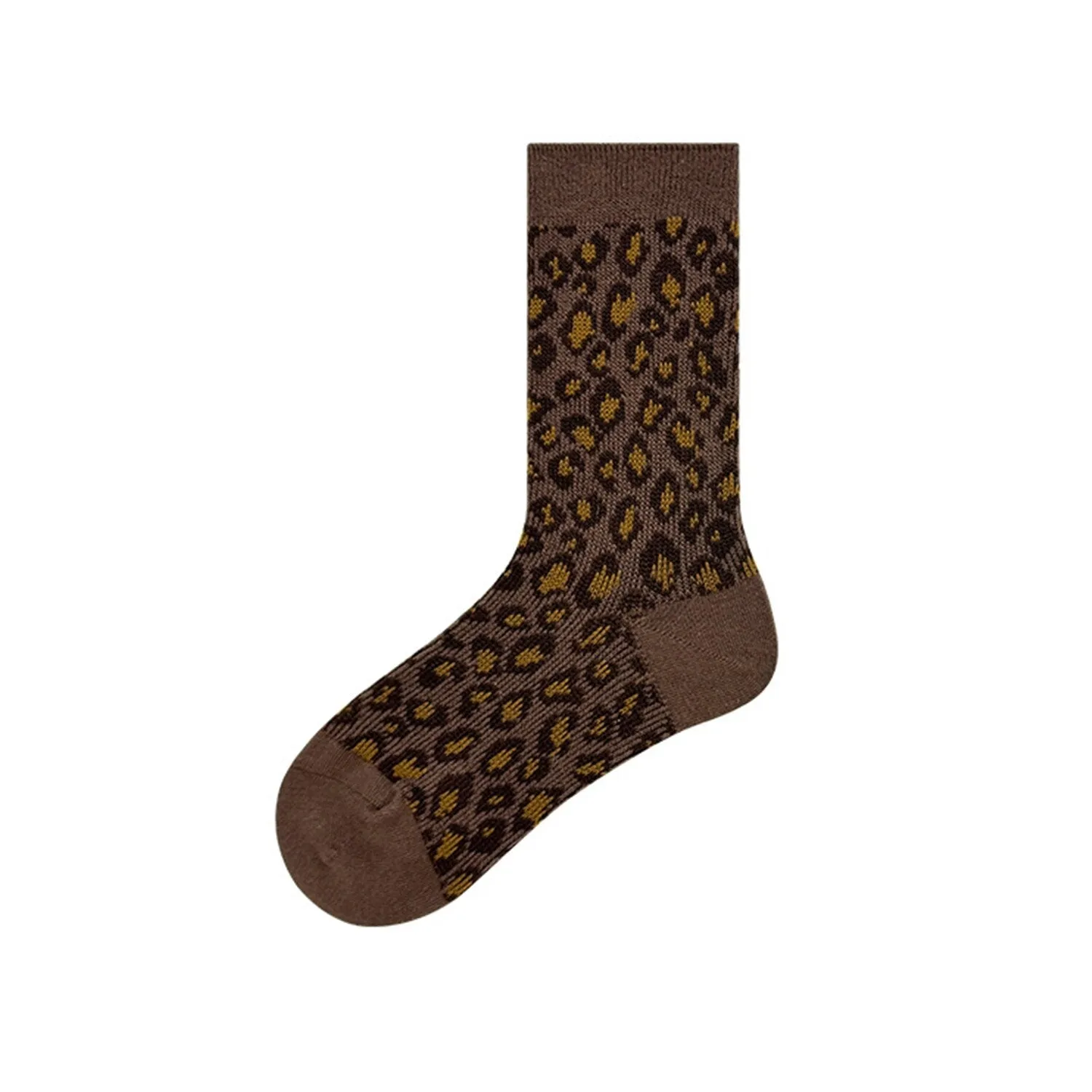 Brown Leopard Socks sold by Zulily product image thumbnail 3