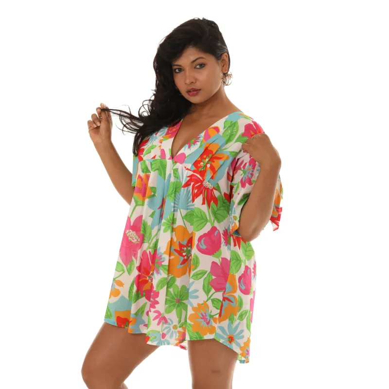 V-Neck Floral Flowy Top sold by Zulily