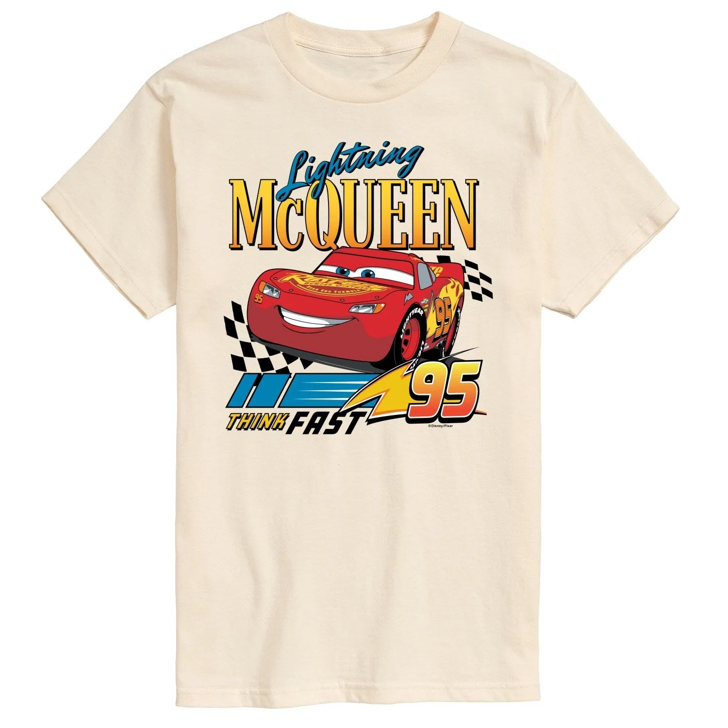 Men's Cars Lightning McQueen Short Sleeve Tee sold by Zulily