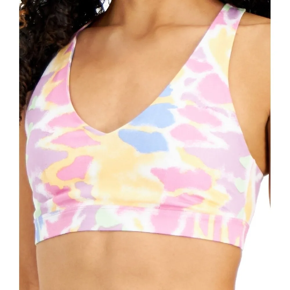 ID Ideology Women's Strappy Low Impact Sports Bra White Size Small - S sold by Zulily product image thumbnail 3