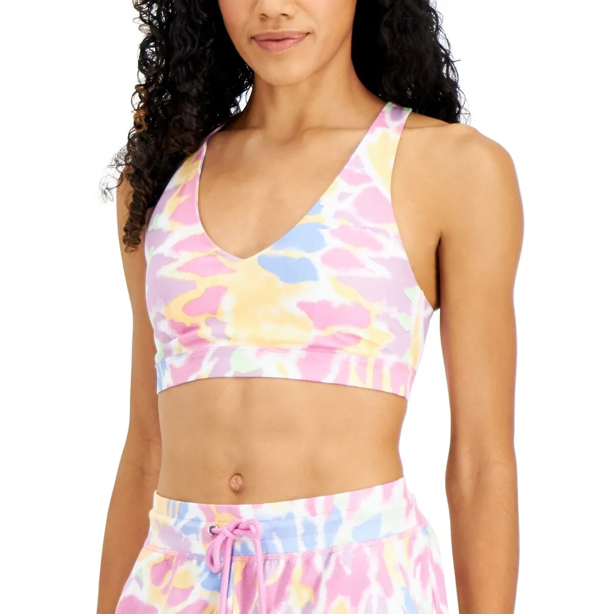 ID Ideology Women's Strappy Low Impact Sports Bra White Size Small - S sold by Zulily