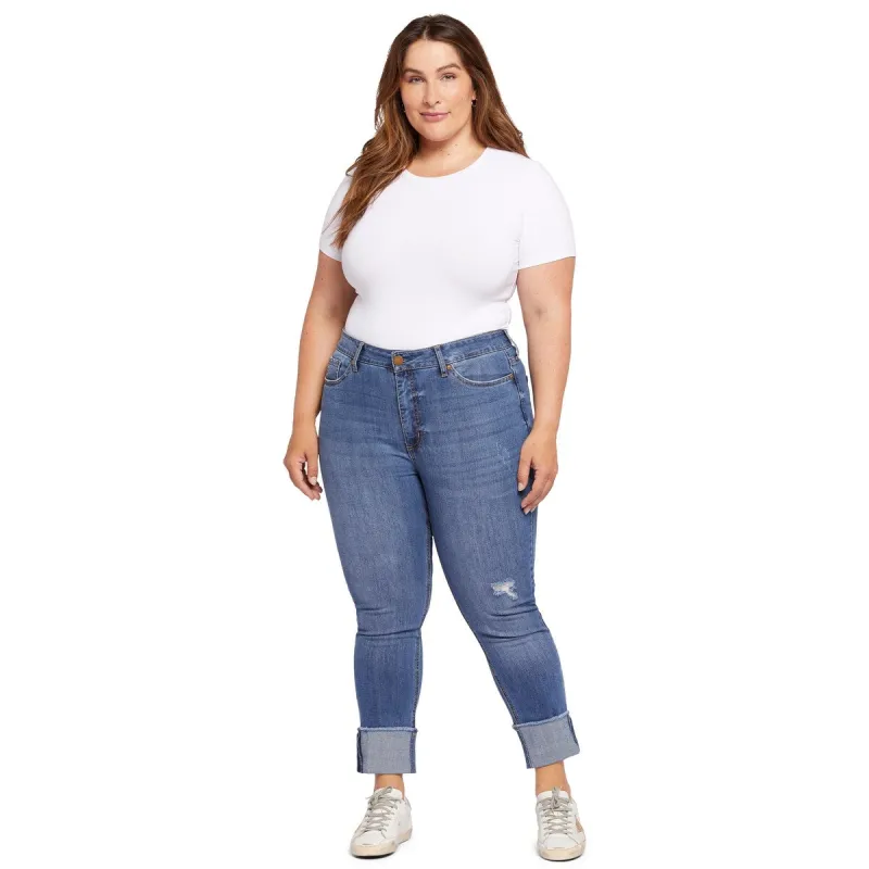 Boyfriend Slim Straight in Gloss sold by Zulily