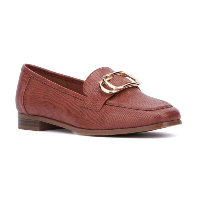 New York & Company Women's Ramira- Slip-On Metal Accent Loafers sold by Zulily