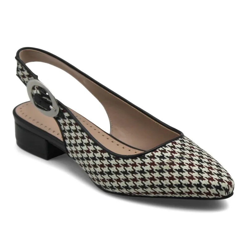 Adrienne Vittadini Papina Houndstooth Dress Shoe sold by Zulily