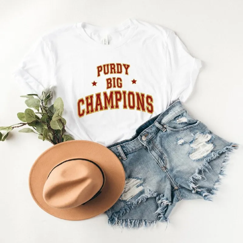 Purdy Big Champions Short Sleeve Crewnneck Tee sold by Zulily