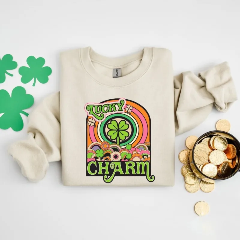 Lucky Charm Retro Graphic Sweatshirt sold by Zulily