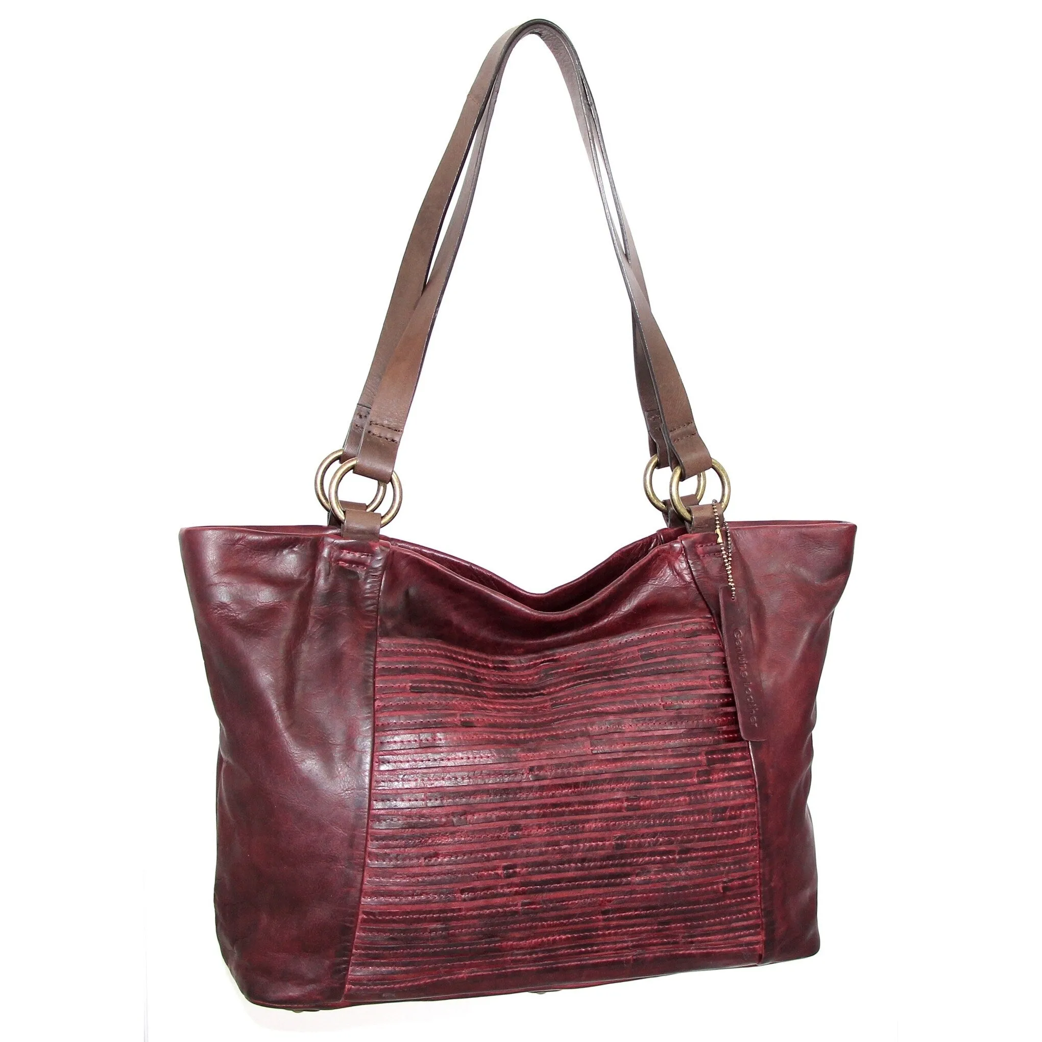 Nino Bossi Camden Leather Tote sold by Zulily product image thumbnail 2