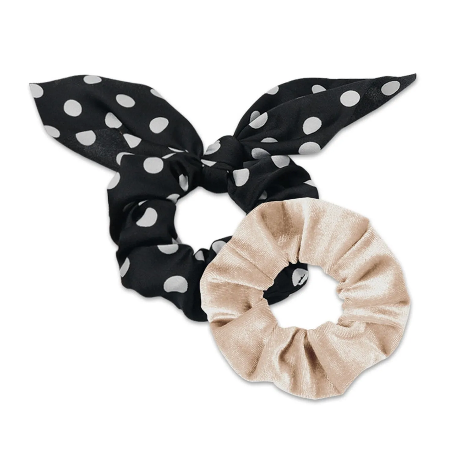 Black Space Dye Crisscross Hi-Low Tunic & Leopard Print Leggings & Scrunchies sold by Zulily product image thumbnail 3