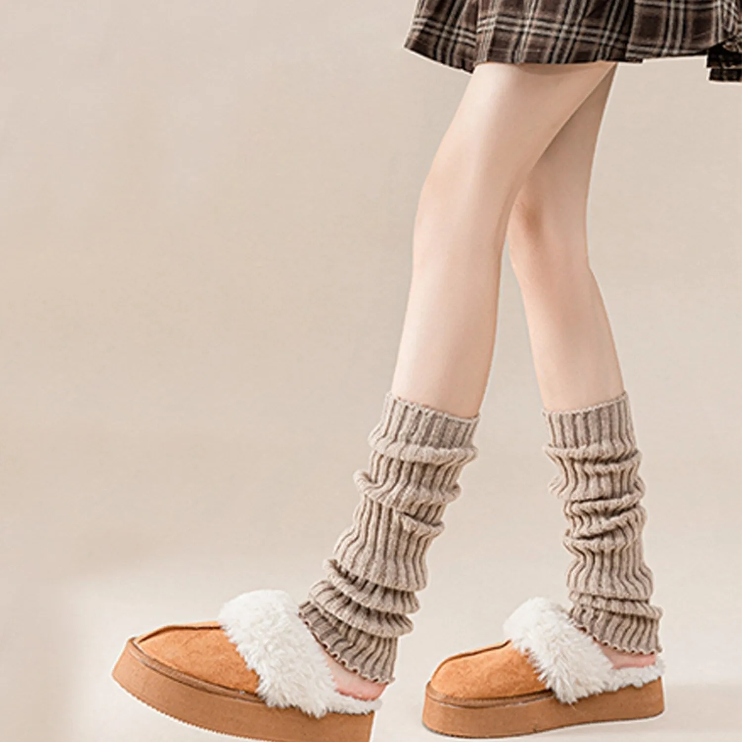 Khaki Calf Socks sold by Zulily product image thumbnail 3