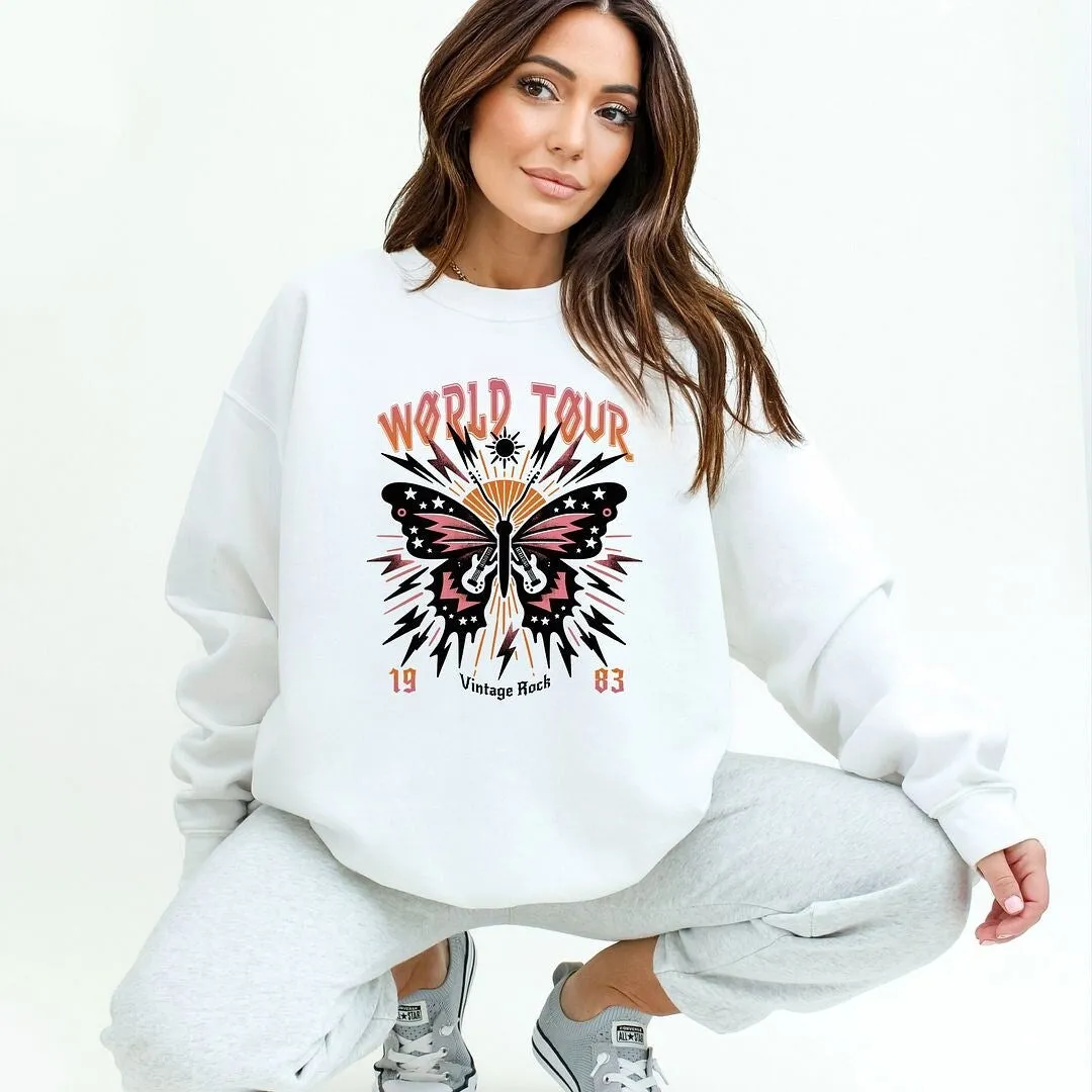 Vintage World Tour Graphic Sweatshirt sold by Zulily product image thumbnail 3
