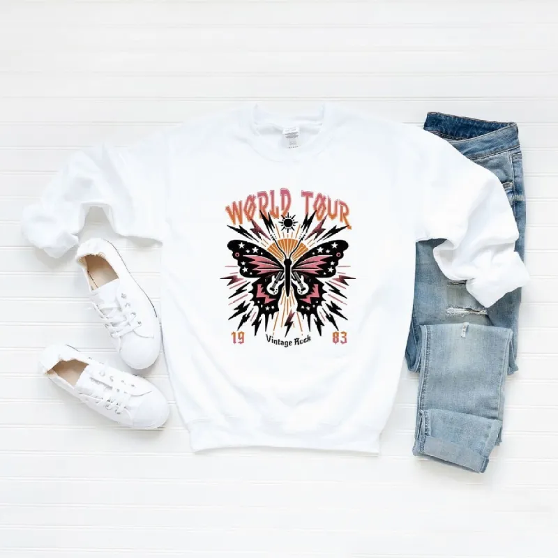 Vintage World Tour Graphic Sweatshirt sold by Zulily