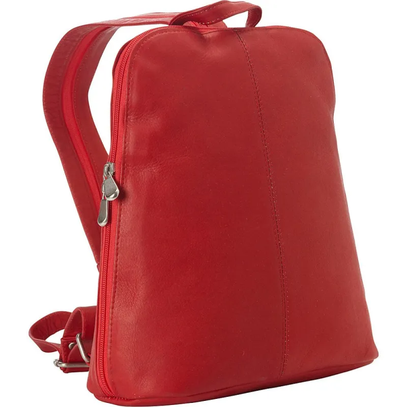Le Donne Leather Womens Tech Friendly Backpack sold by Zulily