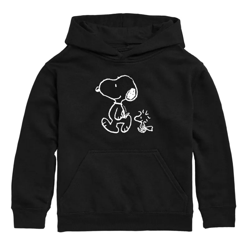 Boys Peanut Snoopy Woodstock Walk Hoodie sold by Zulily