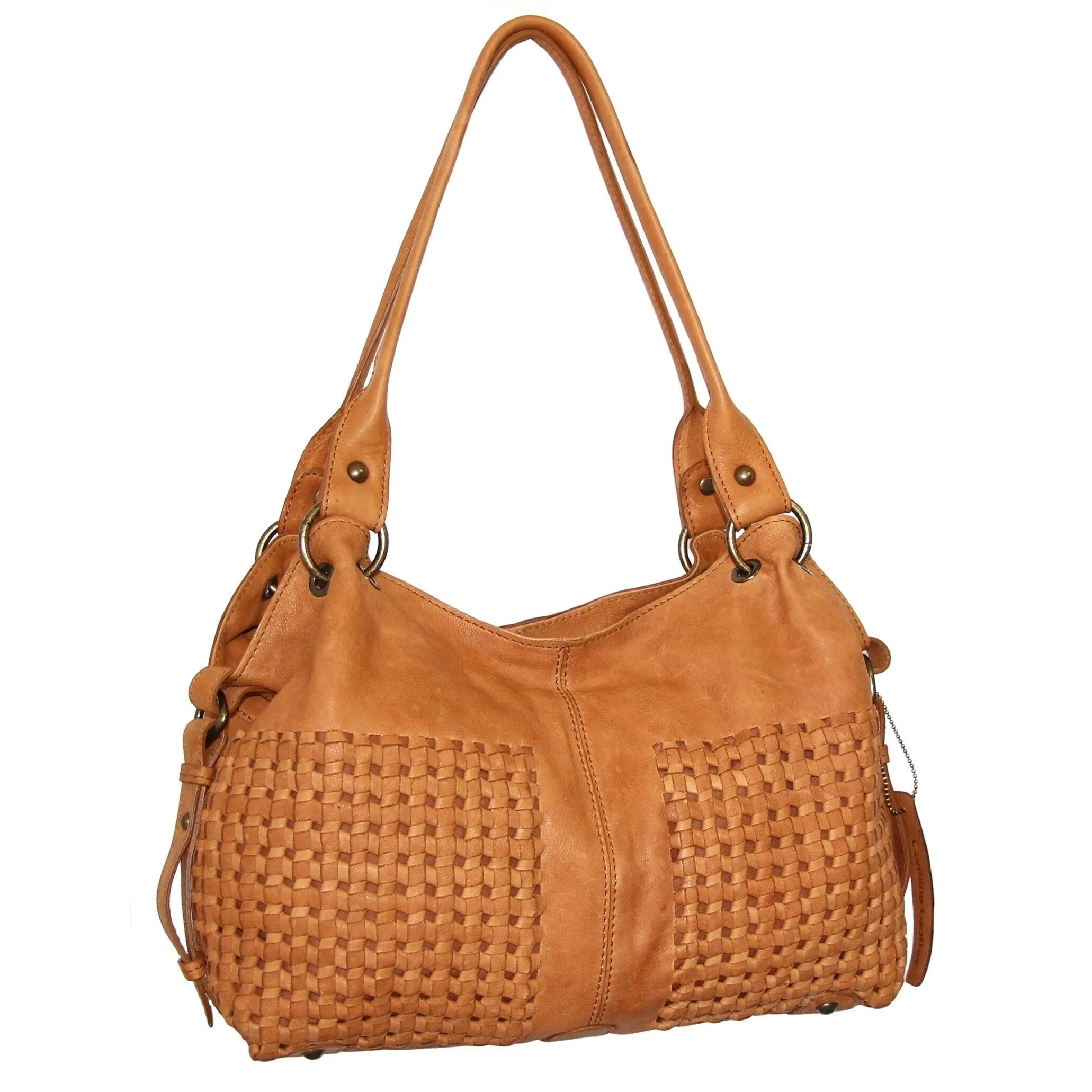 Nino Bossi Caroline Leather Satchel sold by Zulily