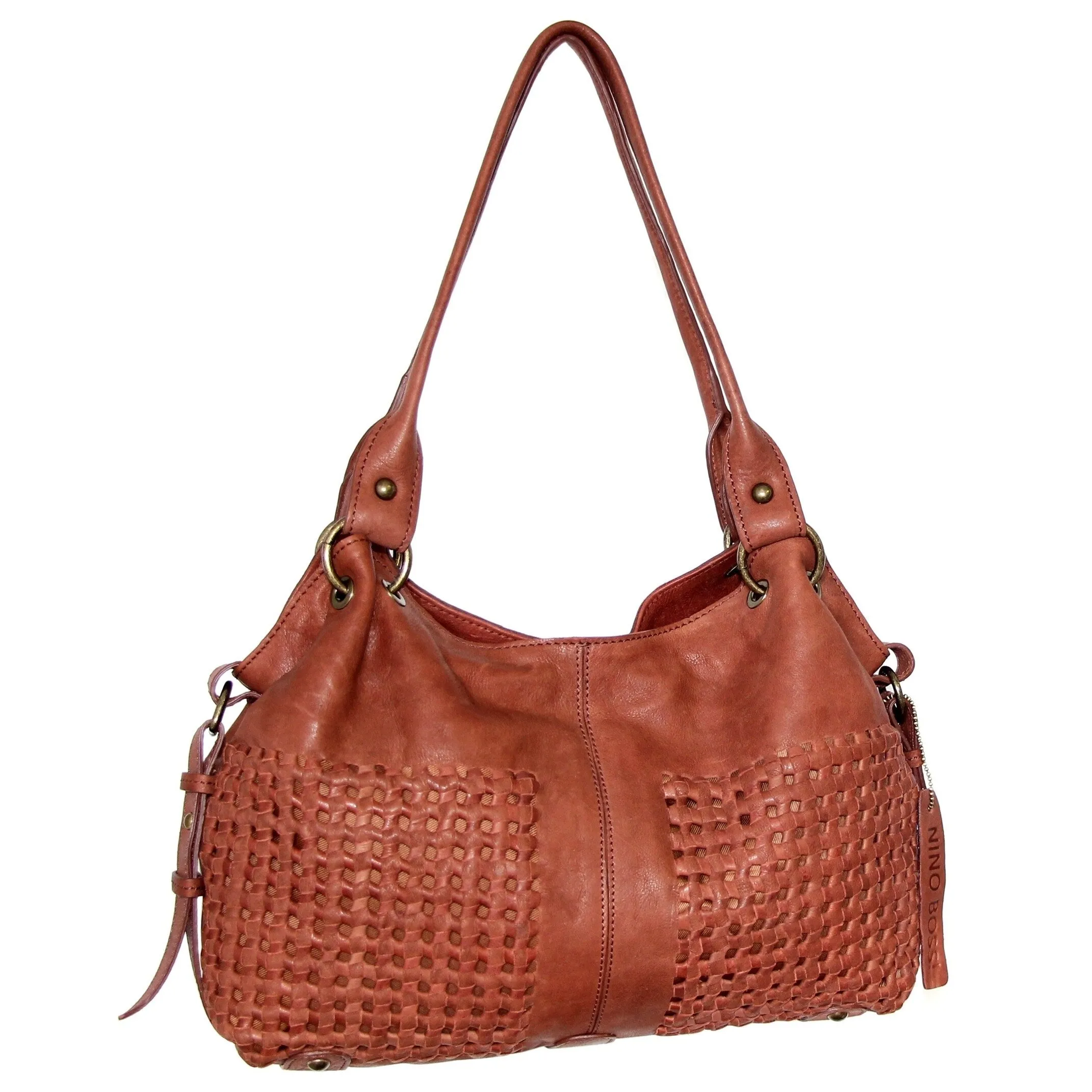 Nino Bossi Caroline Leather Satchel sold by Zulily product image thumbnail 3