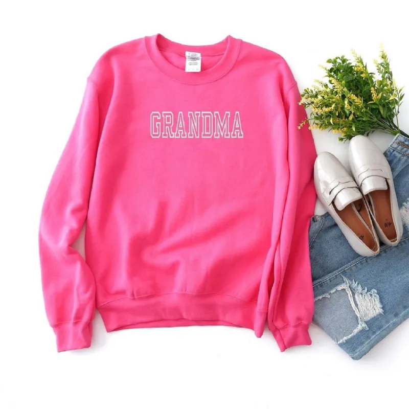 Embroidered Grandma Outline Graphic Sweatshirt sold by Zulily