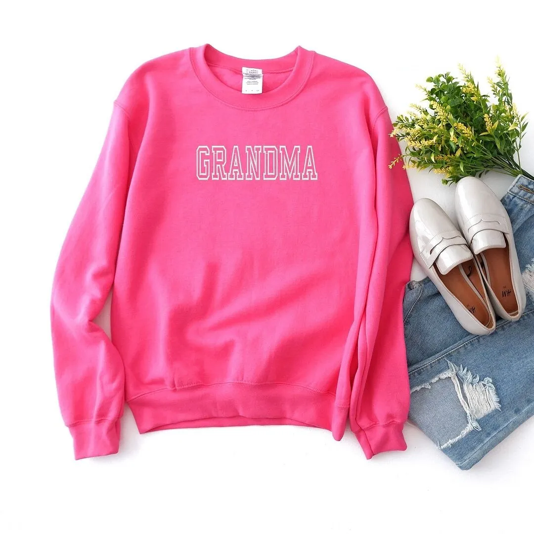 Embroidered Grandma Outline Graphic Sweatshirt sold by Zulily