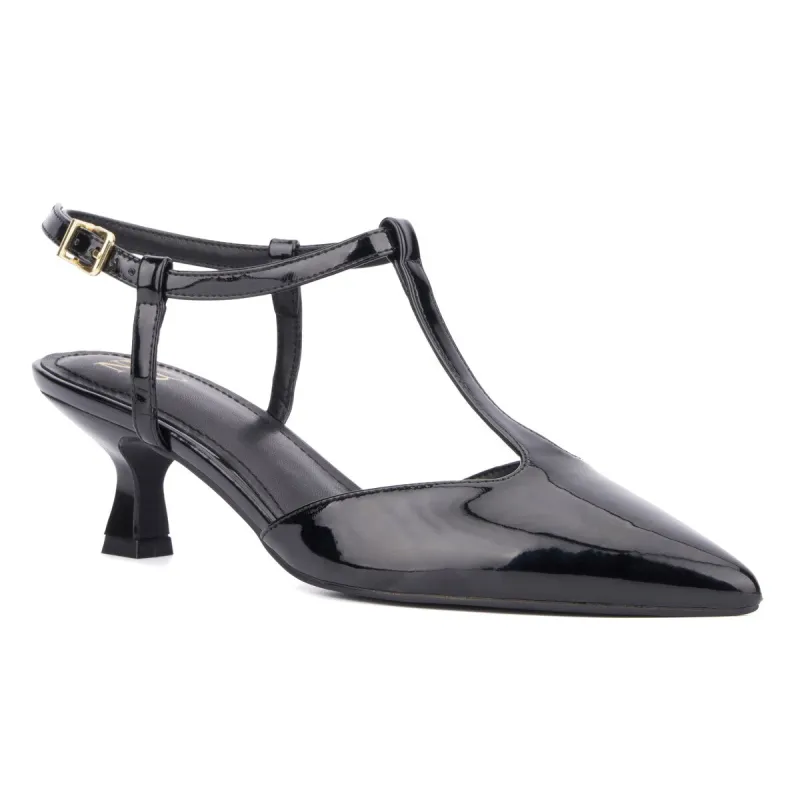 New York & Company Women's Vina Ankle Strap Heels sold by Zulily