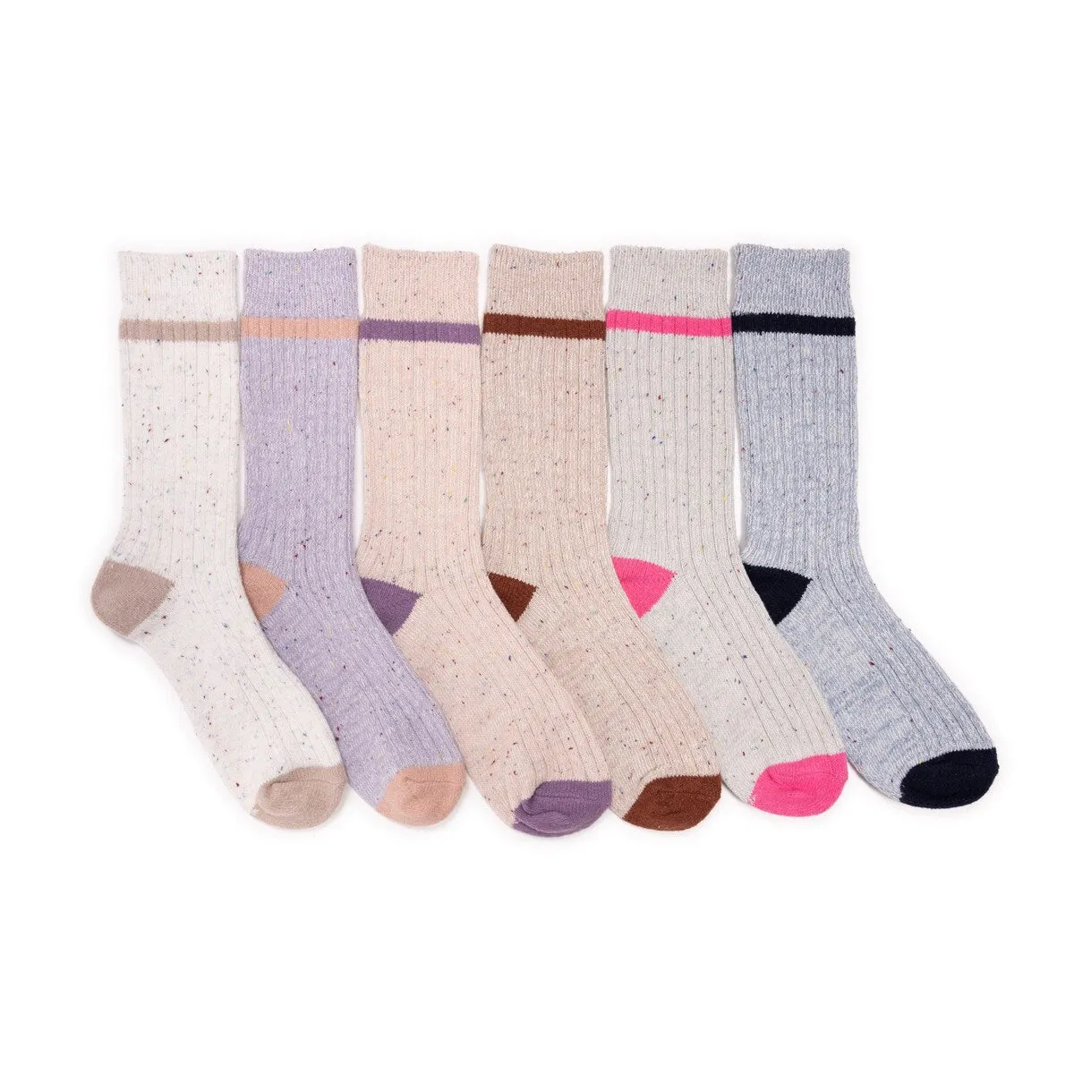 Women's Microfiber Boot Socks (6 Pack) sold by Zulily