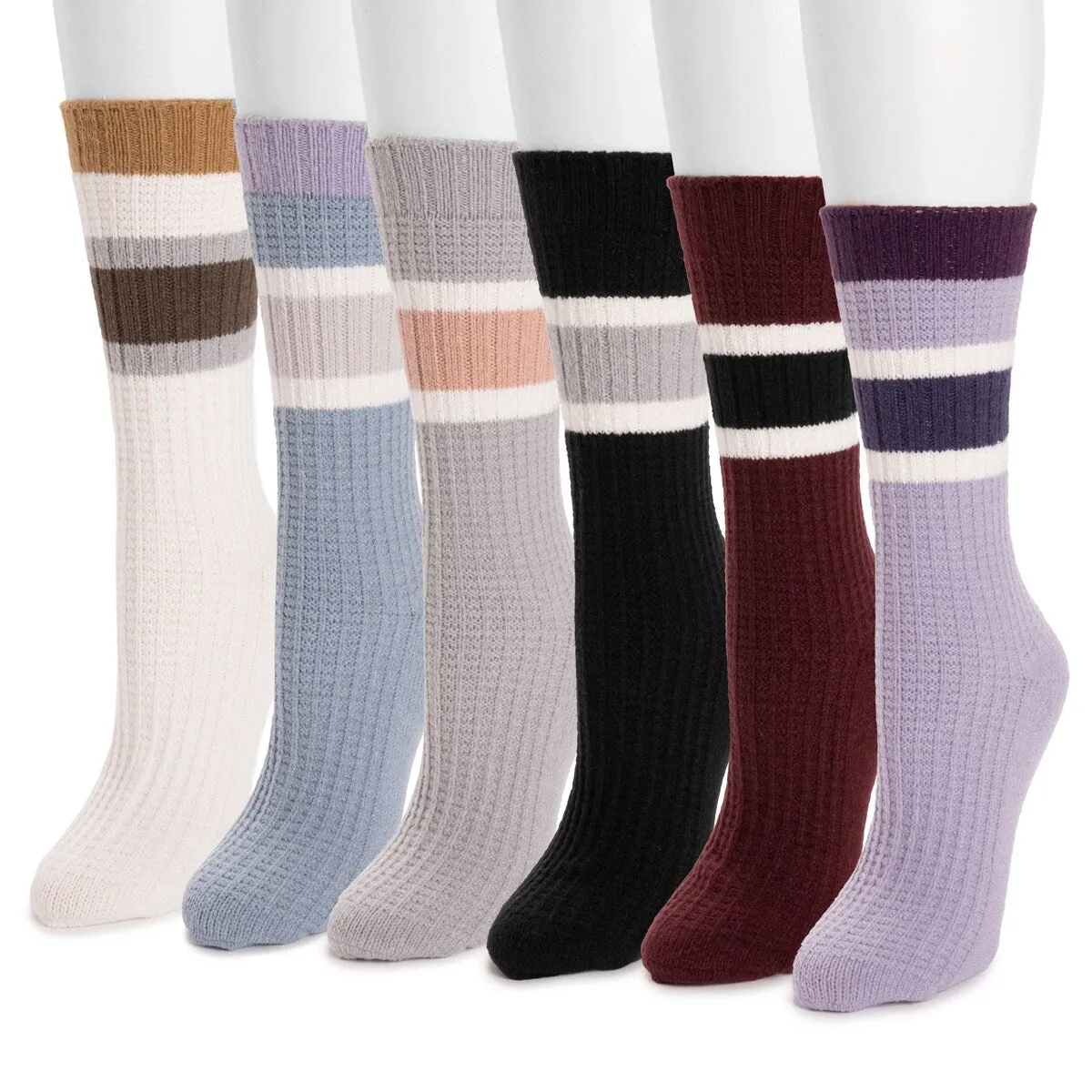 Women's Microfiber Boot Socks (6 Pack) sold by Zulily product image thumbnail 4