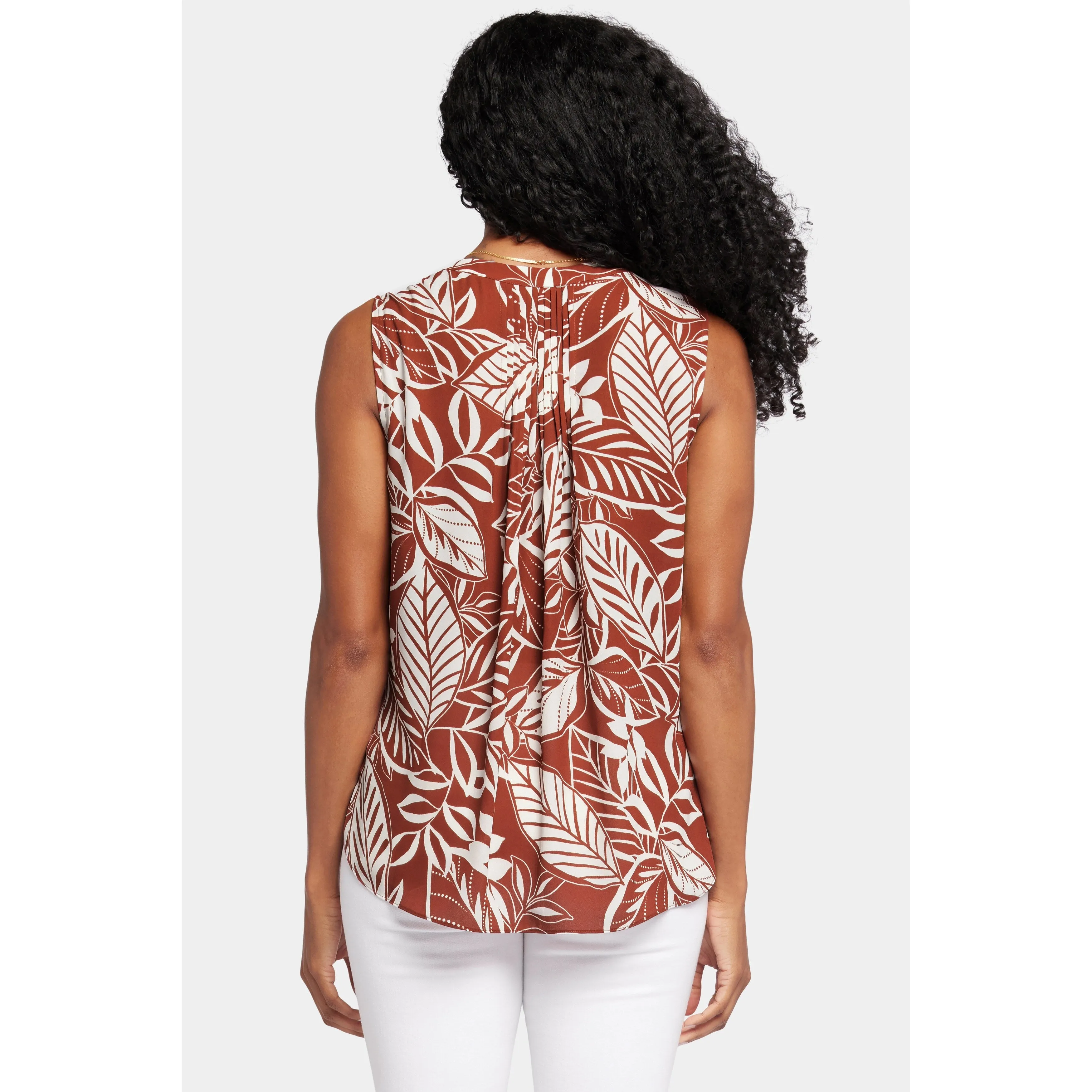 Ladies-Sleevless Pintuck Blouse sold by Zulily product image thumbnail 2