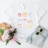 Coquette Bow Chart Short Sleeve Crewnneck Tee sold by Zulily