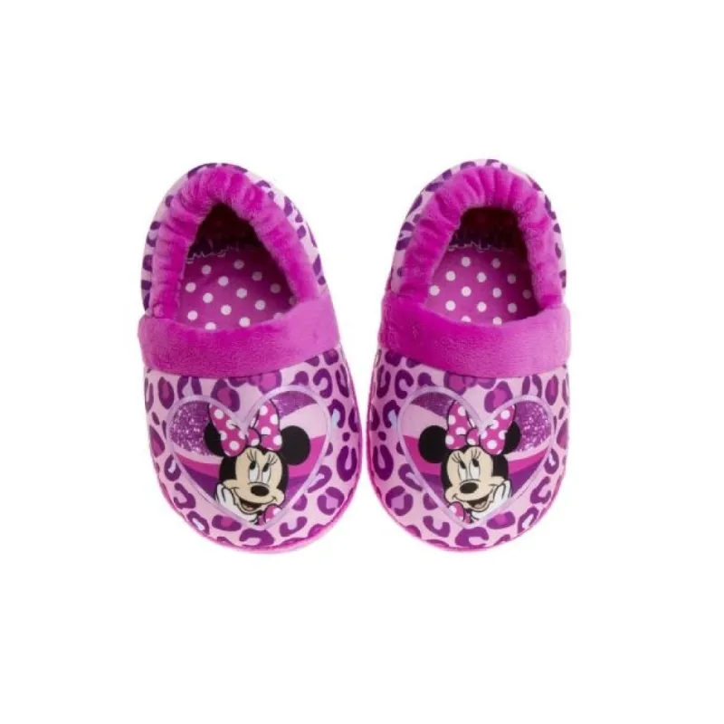 Disney Minnie Mouse Girls Dual Sizes Slippers sold by Zulily