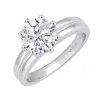 Sterling Silver 2.0CTLab Grown Diamond Solitaire Ring sold by Zulily