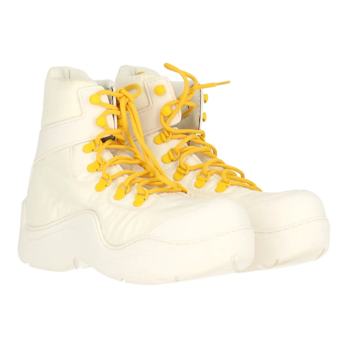 Bottega Veneta Womens Cream Boot sold by Zulily