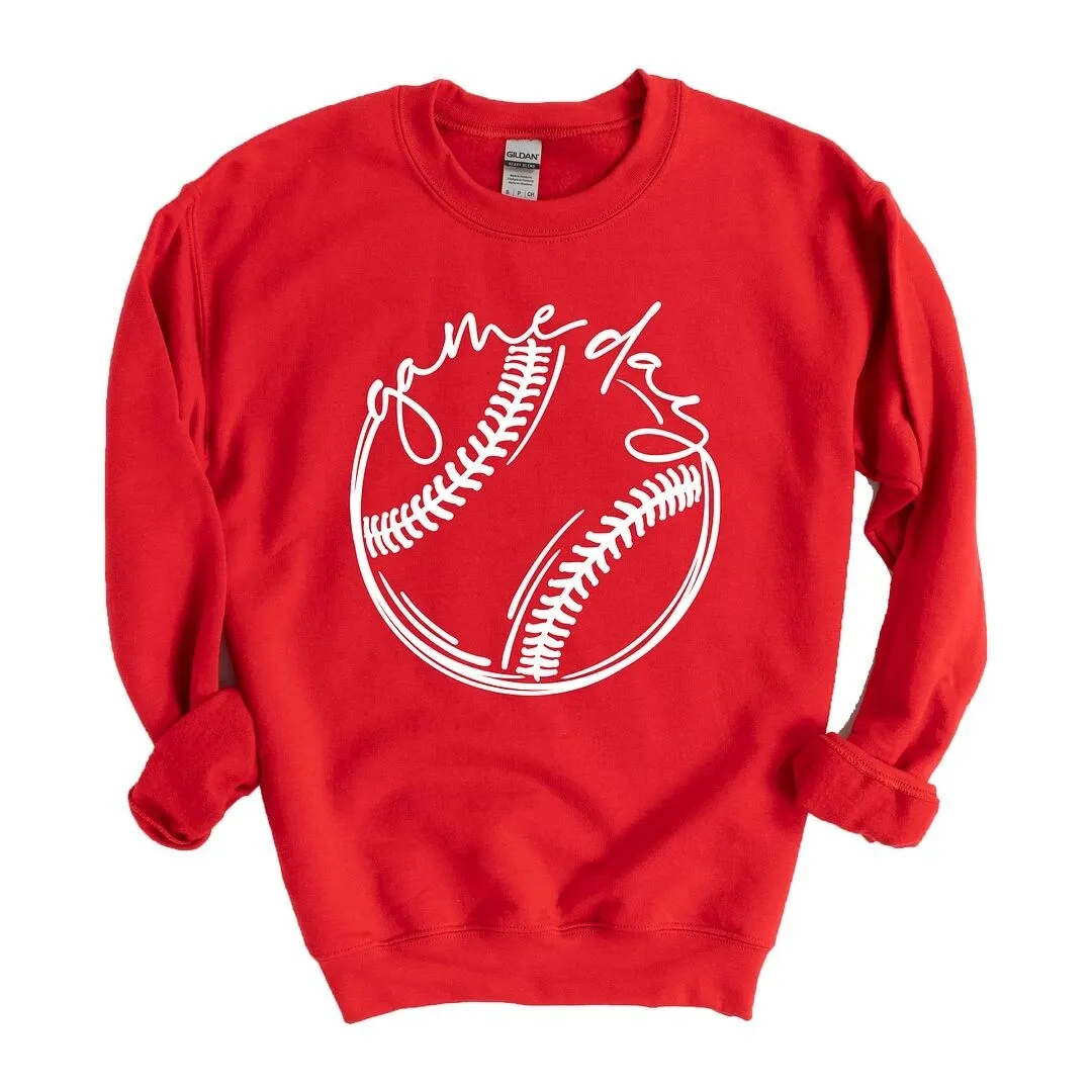 Game Day Baseball Graphic Sweatshirt sold by Zulily product image thumbnail 5