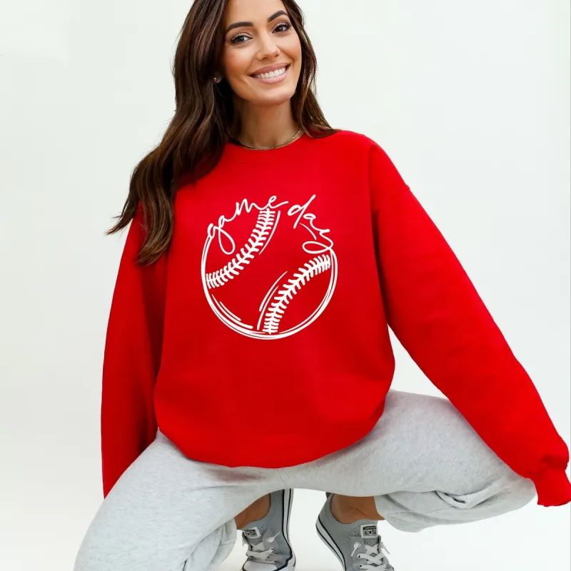 Game Day Baseball Graphic Sweatshirt sold by Zulily