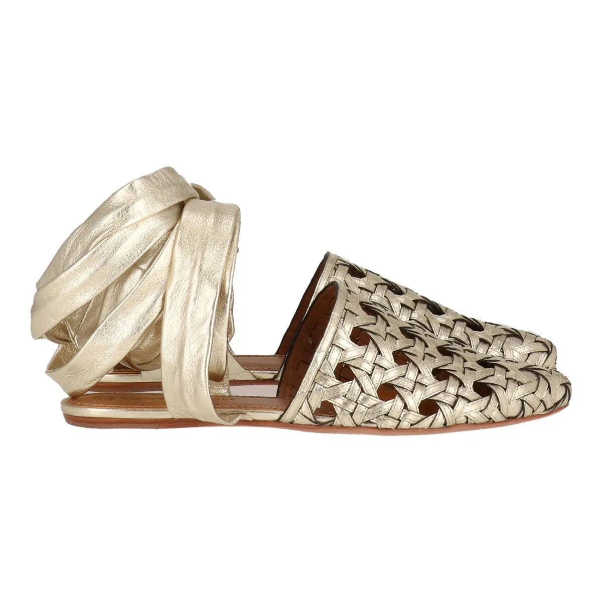 Tory Burch Womens Gold Sandal sold by Zulily product image thumbnail 2