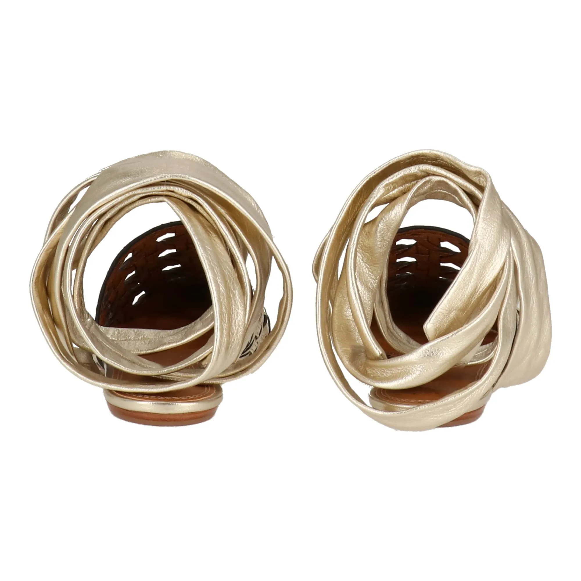 Tory Burch Womens Gold Sandal sold by Zulily