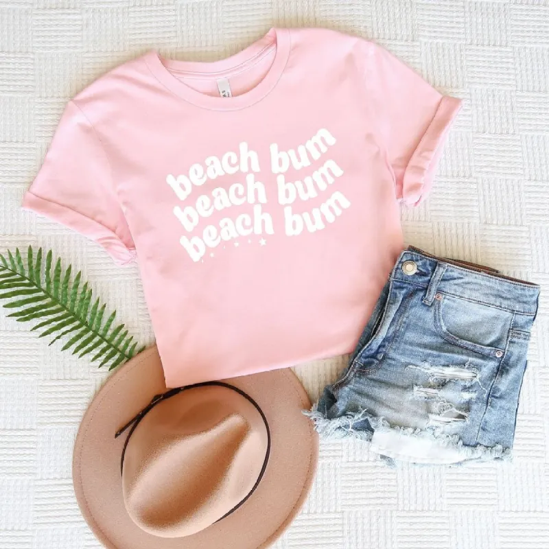 Beach Bum Wavy Short Sleeve Crewnneck Tee sold by Zulily