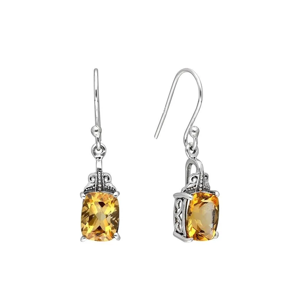 YS Gems Sterling Silver Citrine Gemstone Dangle Earring - 0.28 x 1.22 sold by Zulily product image thumbnail 4