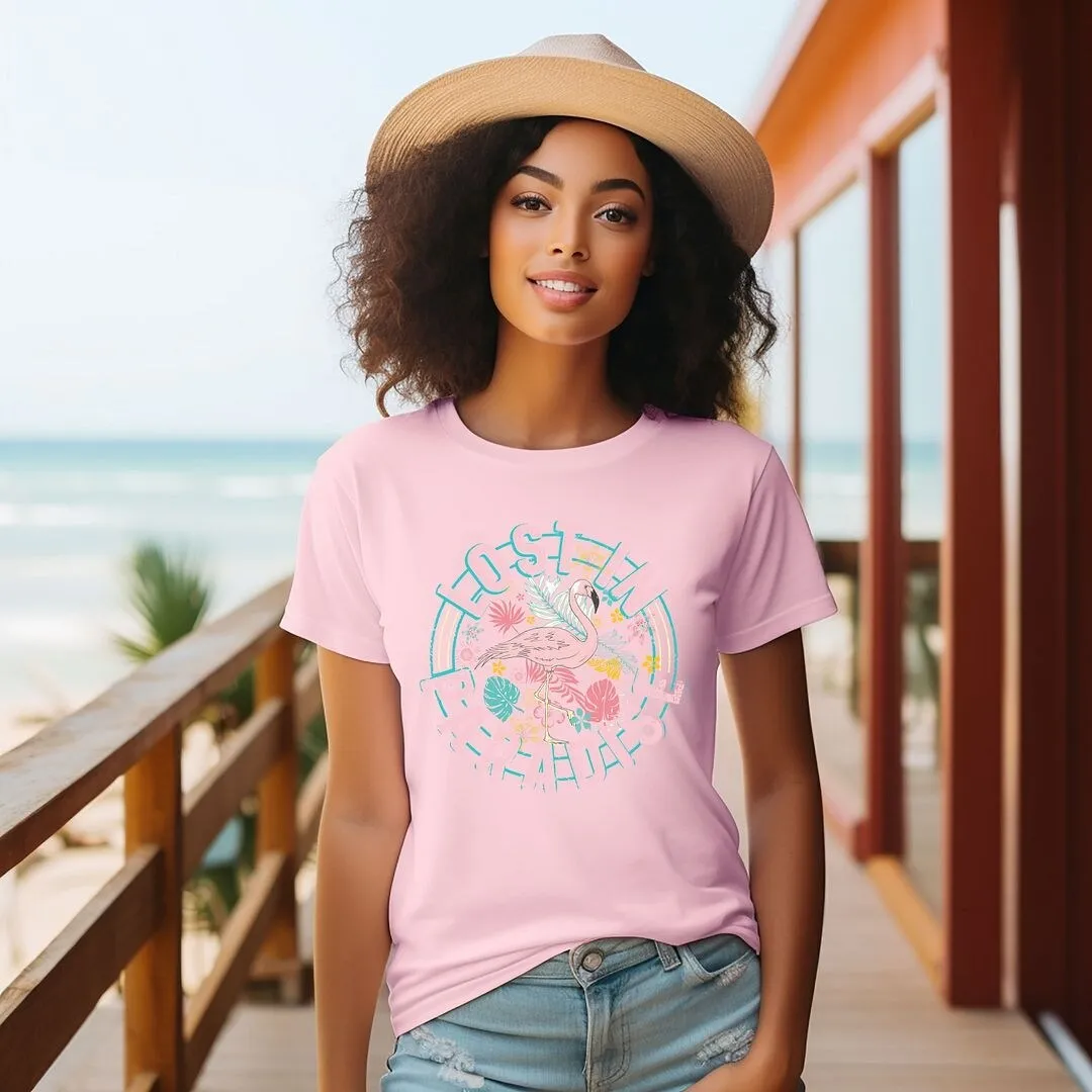 Lost In Paradise Short Sleeve Crewnneck Tee sold by Zulily product image thumbnail 3