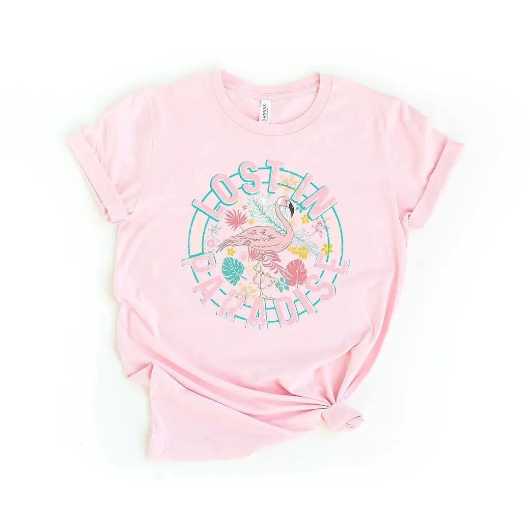 Lost In Paradise Short Sleeve Crewnneck Tee sold by Zulily product image thumbnail 2